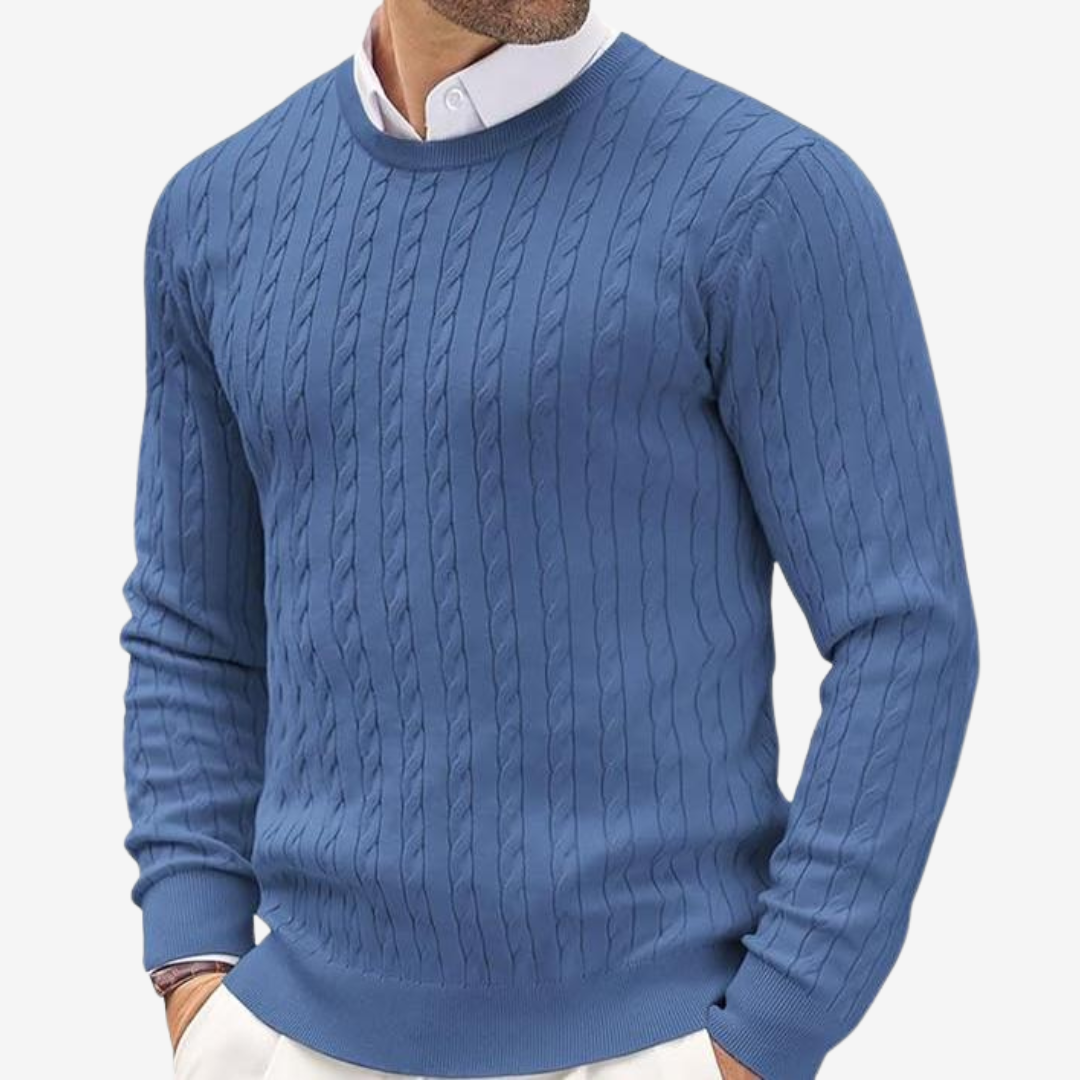 Karol | Męski sweter elegancki z dzianiny