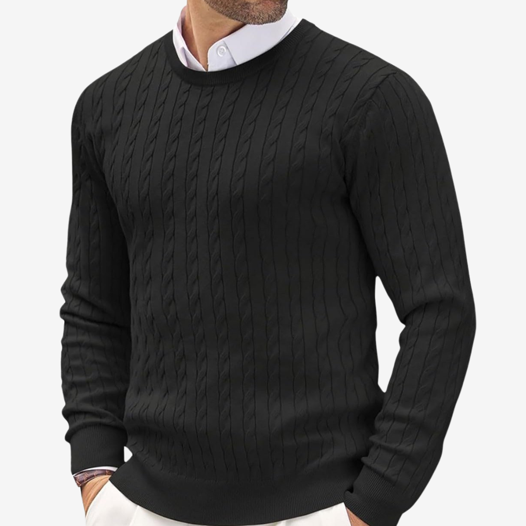 Karol | Męski sweter elegancki z dzianiny