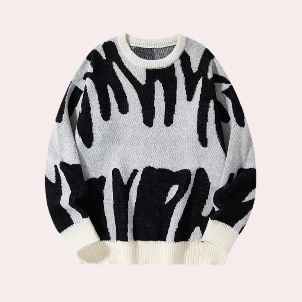 Sebastian | Męski sweter modny i stylowy strikket