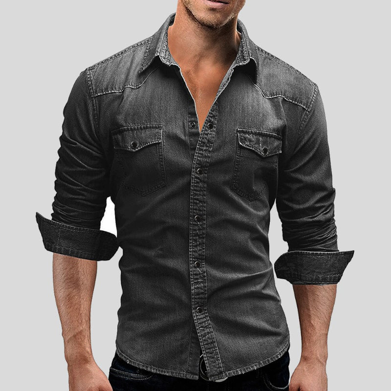 Jan | Męska koszula jeansowa w stylu casual
