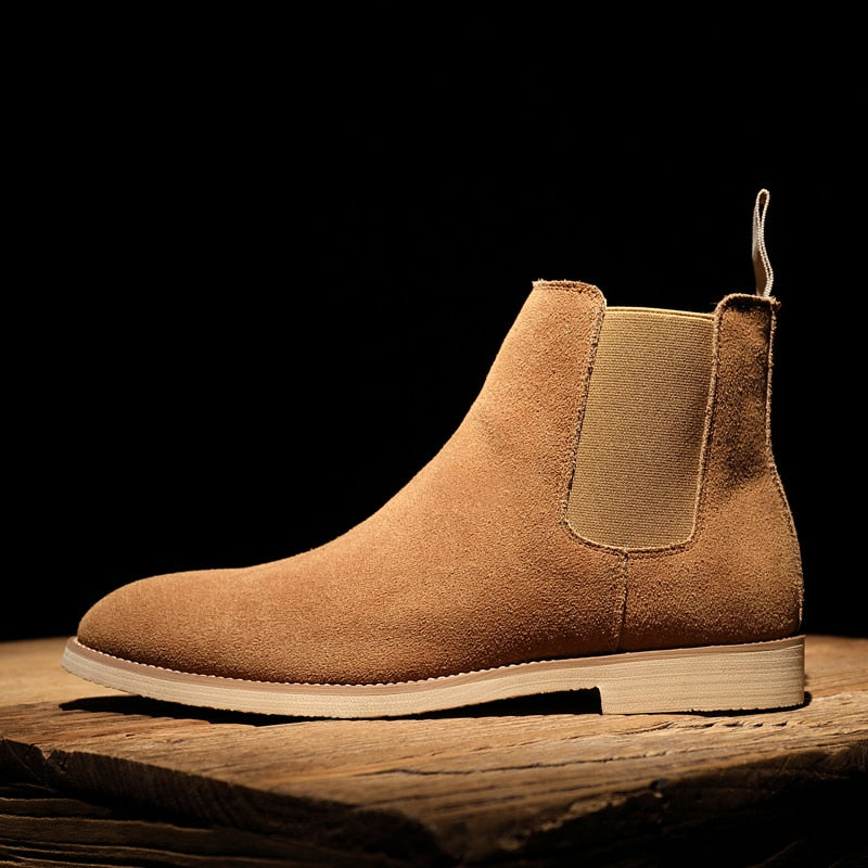 Mateusz | Męskie buty welurowe eleganckie