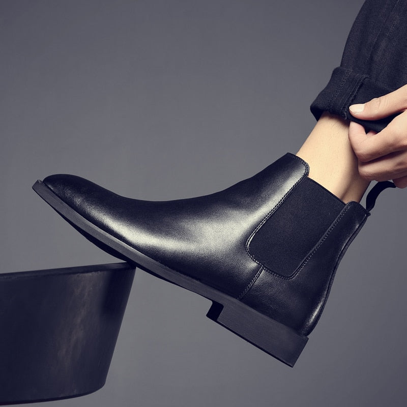 Mateusz | Męskie buty welurowe eleganckie