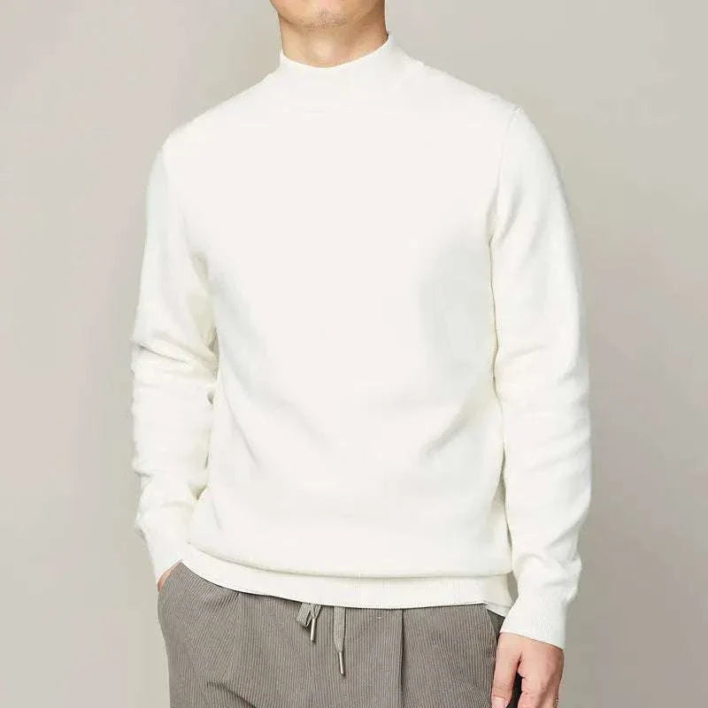 Damian | Elegancki sweter męski z półgolfem