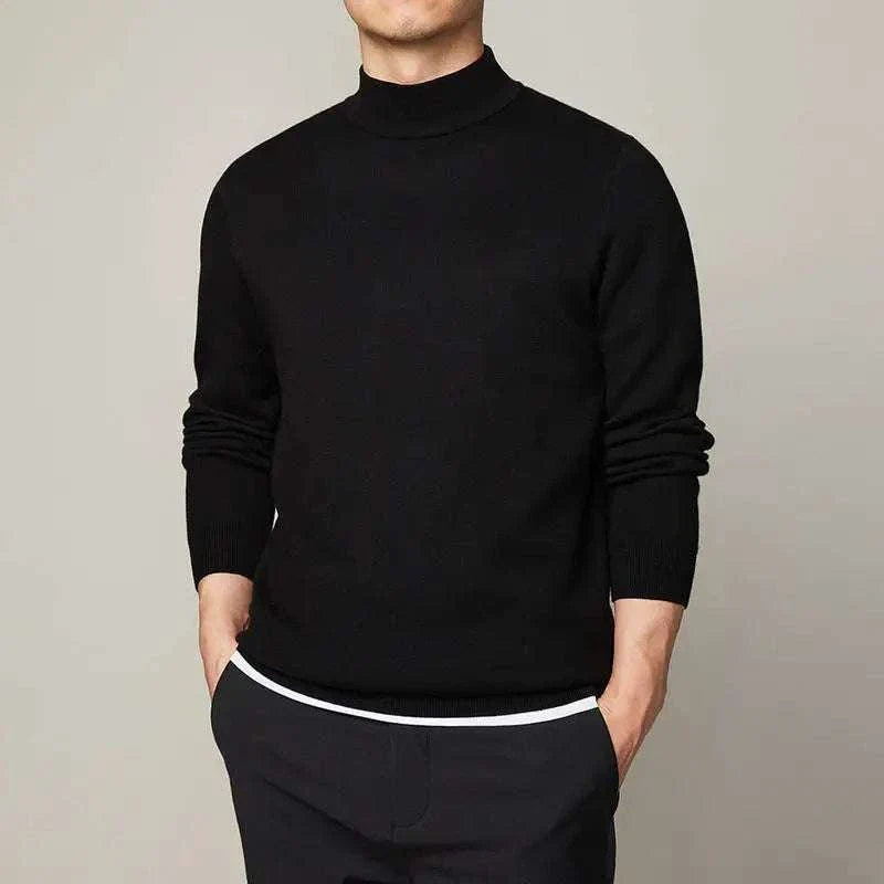 Damian | Elegancki sweter męski z półgolfem