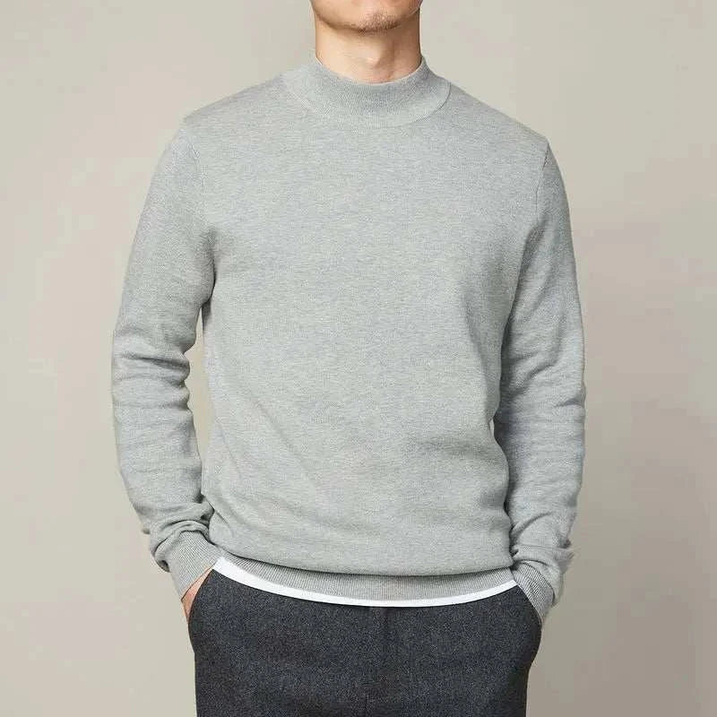 Damian | Elegancki sweter męski z półgolfem