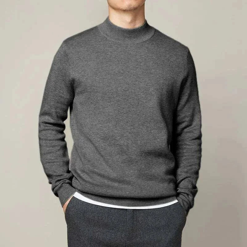 Damian | Elegancki sweter męski z półgolfem