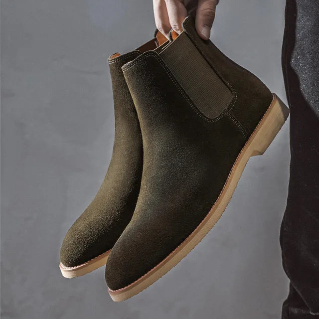 Wojciech | Męskie buty zamszowe eleganckie