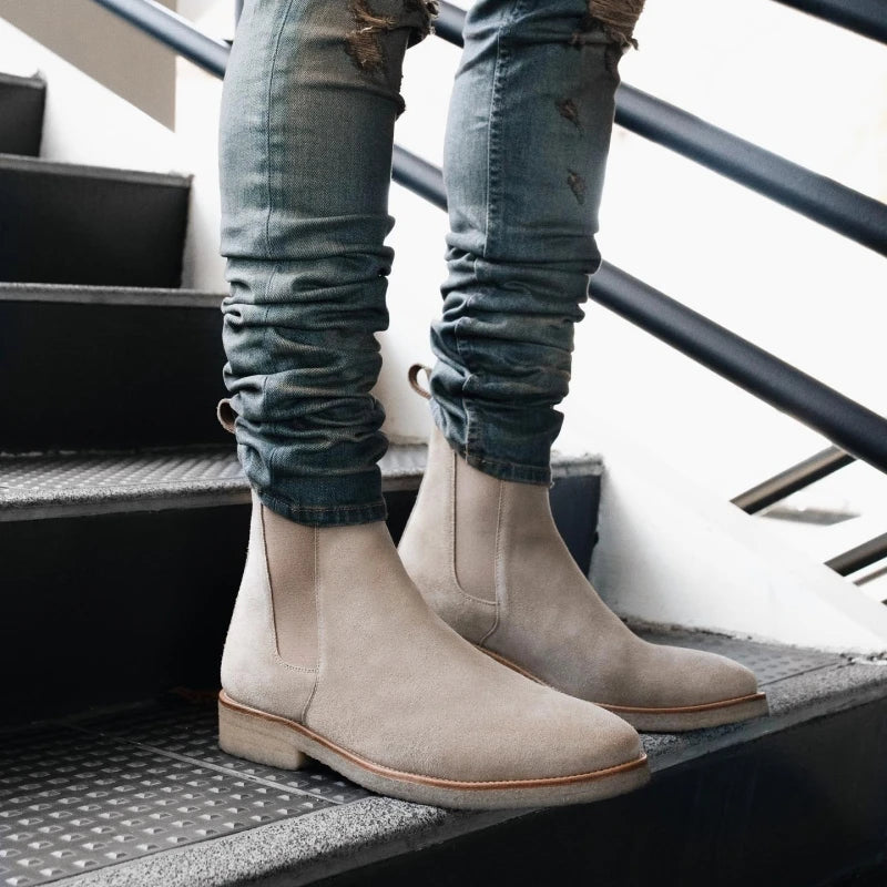 Wojciech | Męskie buty zamszowe eleganckie