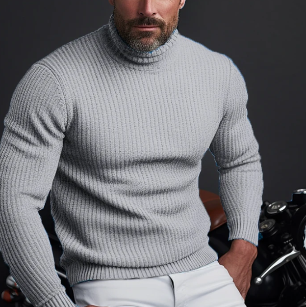 Łukasz | Męski sweter z golfem o eleganckim designie