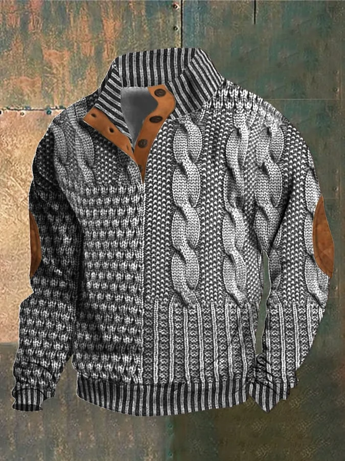 Artur | Sweter męski z kaszmiru z golfem retro