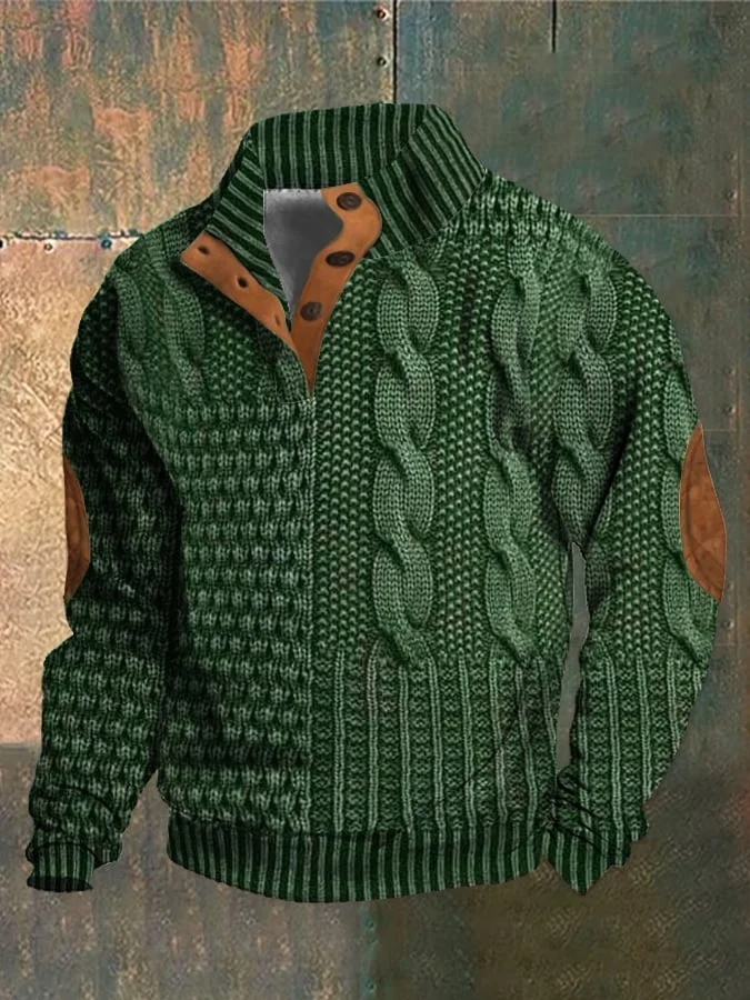 Artur | Sweter męski z kaszmiru z golfem retro