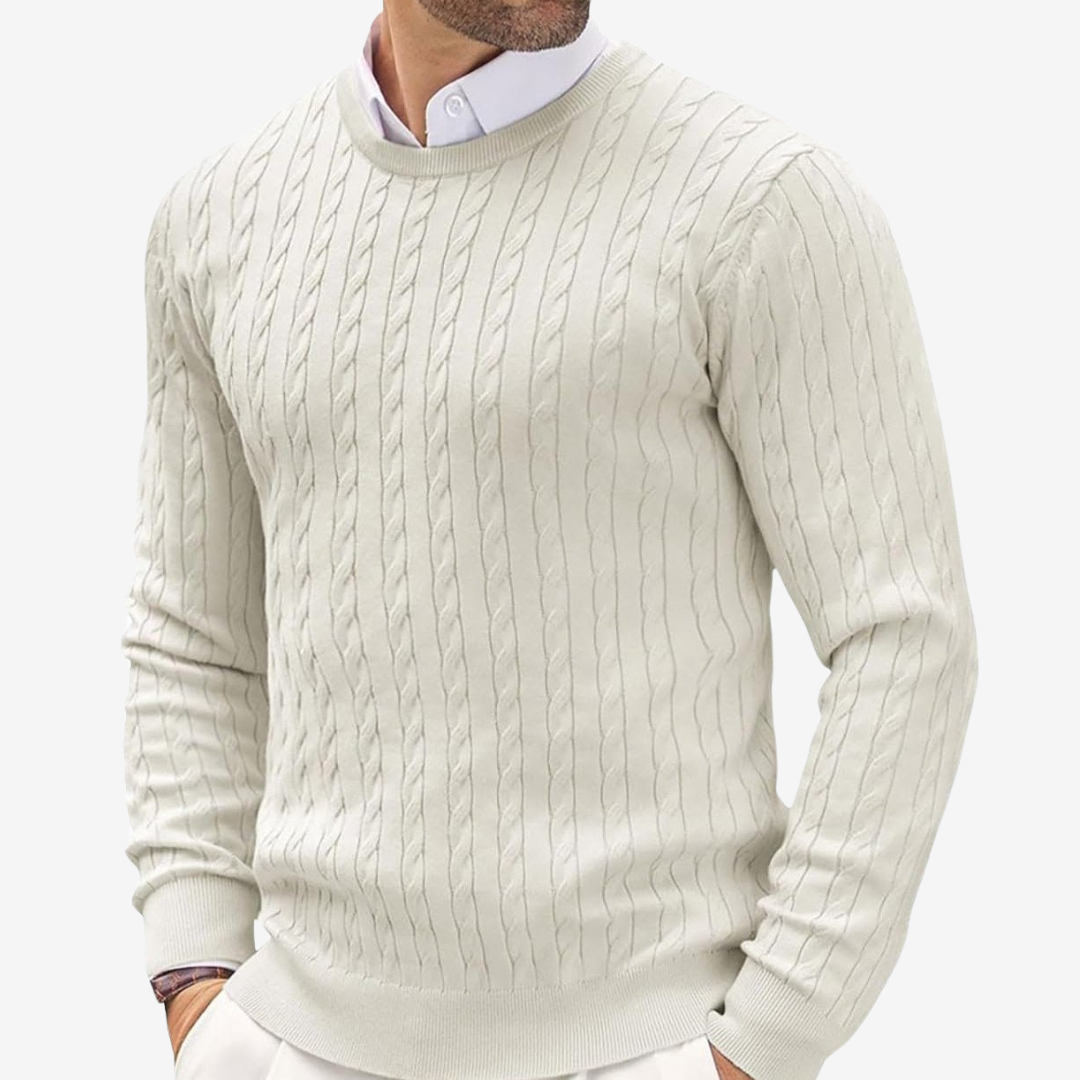 Karol | Męski sweter elegancki z dzianiny