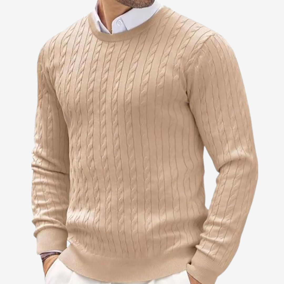 Karol | Męski sweter elegancki z dzianiny