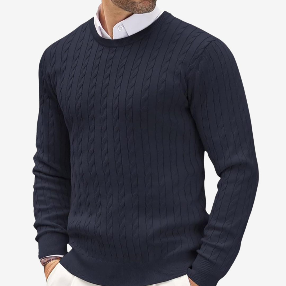 Karol | Męski sweter elegancki z dzianiny