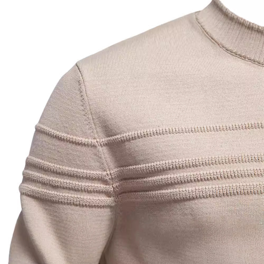 Damian | Męski sweter z wzorem na piersi