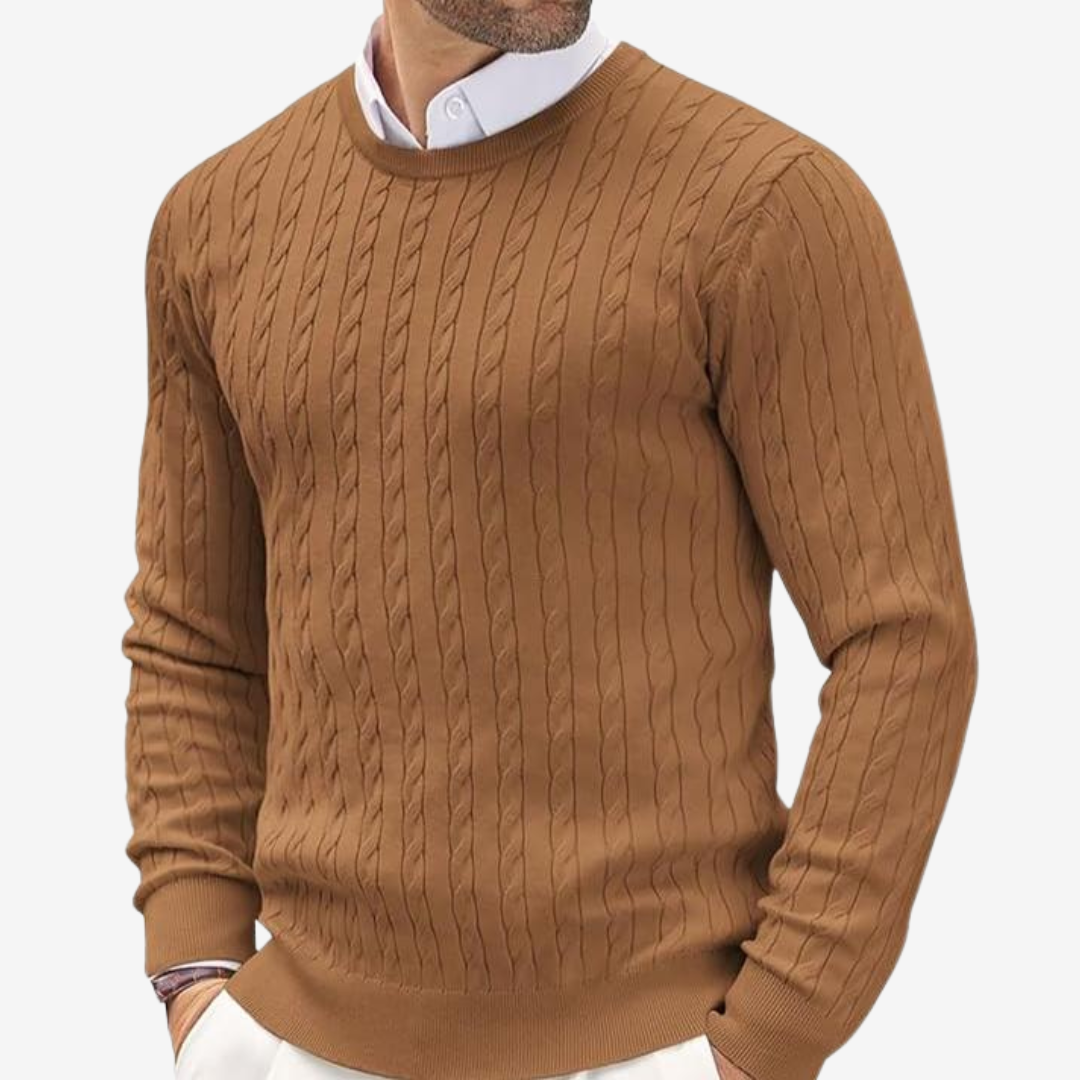 Karol | Męski sweter elegancki z dzianiny
