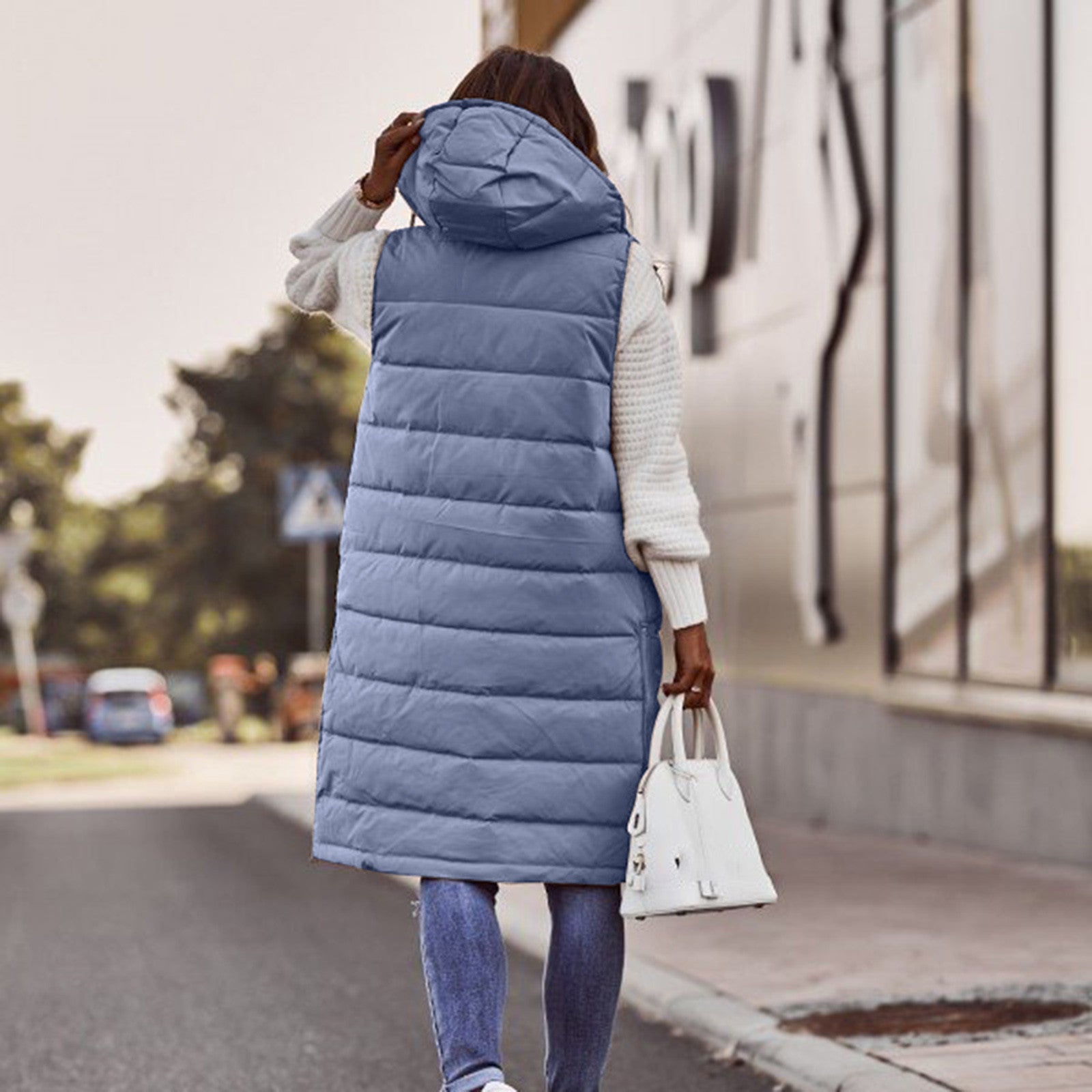 Elżbieta | Kurtka zimowa damska z kapturem elegancka