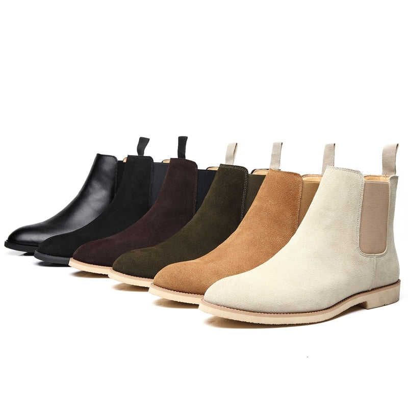 Mateusz | Męskie buty welurowe eleganckie