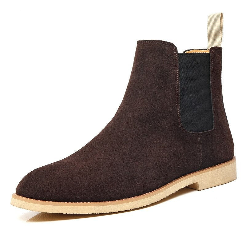Mateusz | Męskie buty welurowe eleganckie