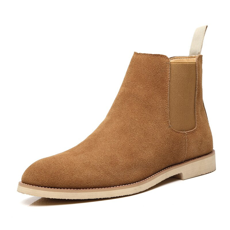 Mateusz | Męskie buty welurowe eleganckie