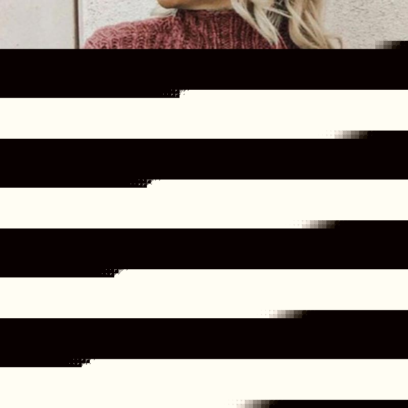 Barbara | Damski sweter z warkoczowym splotem