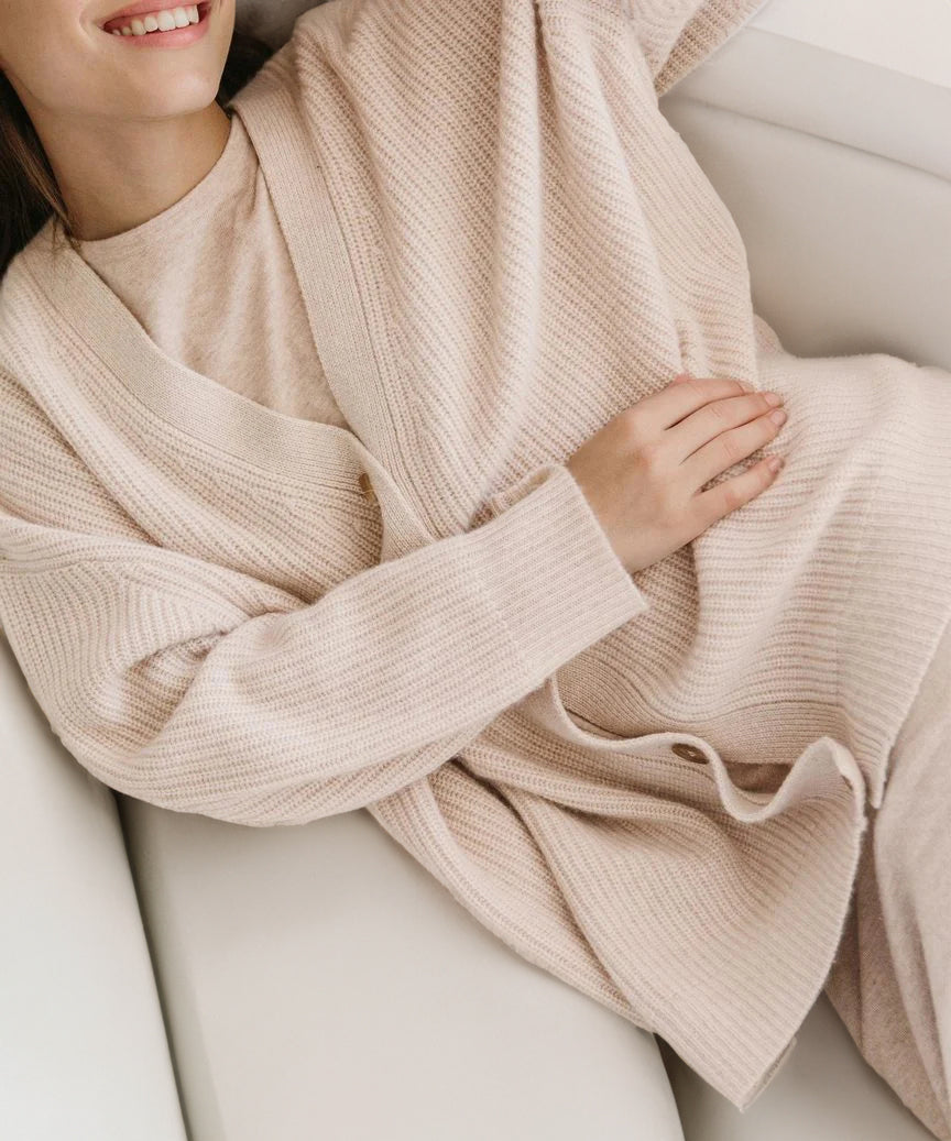 Aleksandra | Kardigan damski oversize z guzikami
