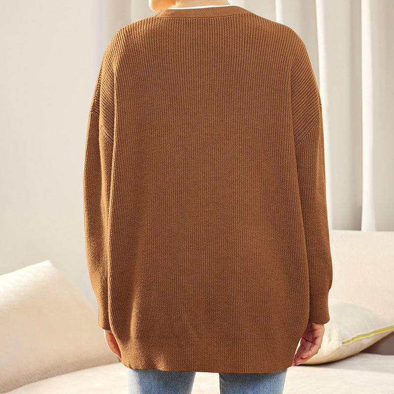 Aleksandra | Kardigan damski oversize z guzikami