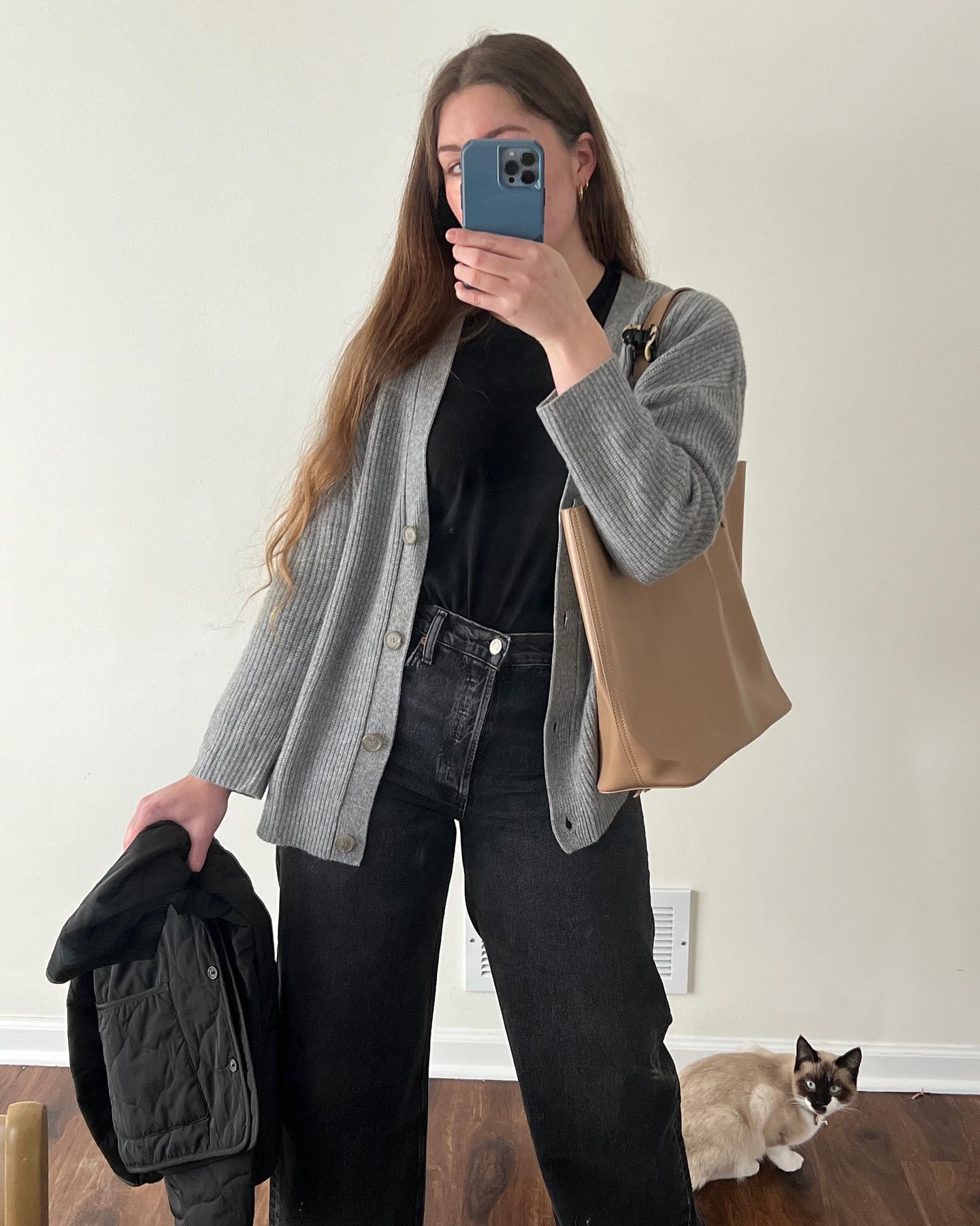 Aleksandra | Kardigan damski oversize z guzikami