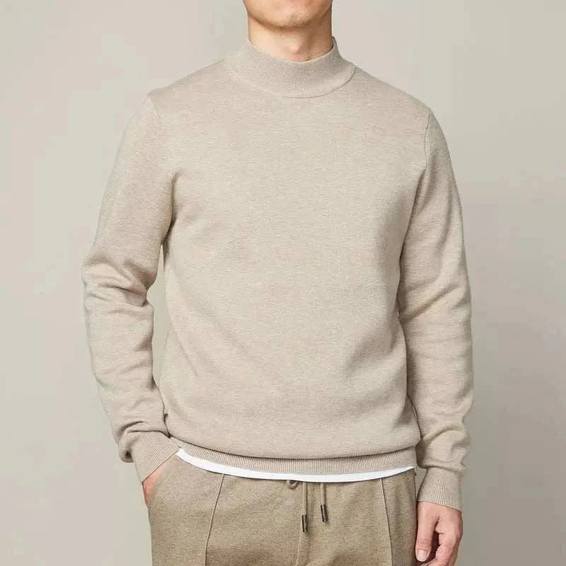 Damian | Elegancki sweter męski z półgolfem