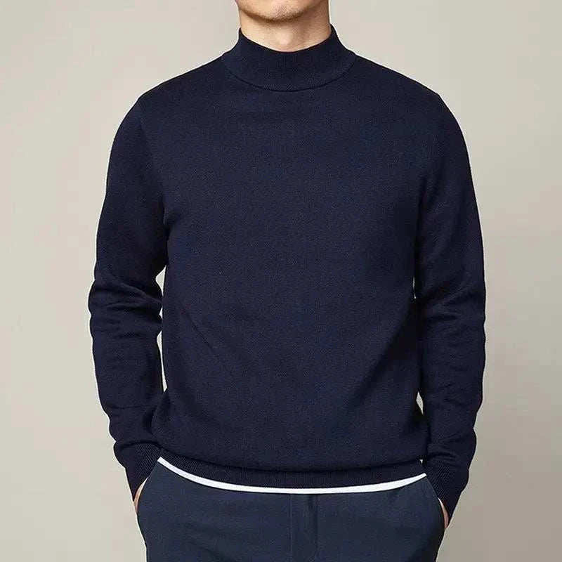 Damian | Elegancki sweter męski z półgolfem
