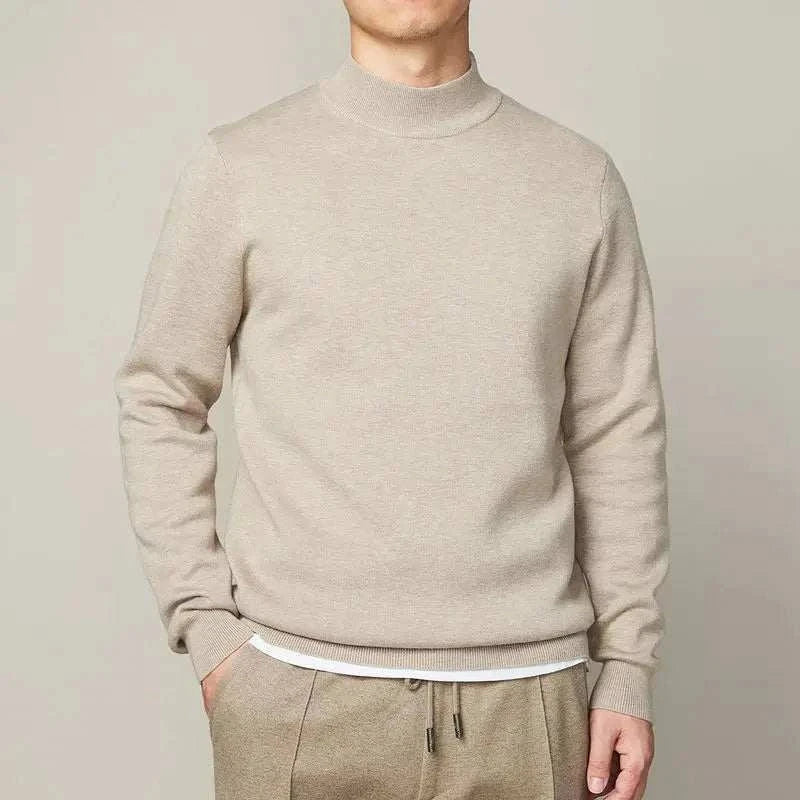 Damian | Elegancki sweter męski z półgolfem