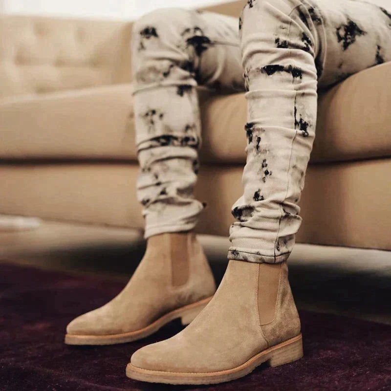 Wojciech | Męskie buty zamszowe eleganckie
