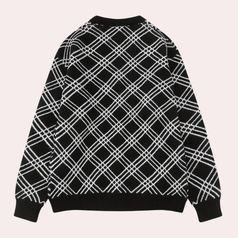 Dominik | Męski kardigan elegancki sweter na guziki