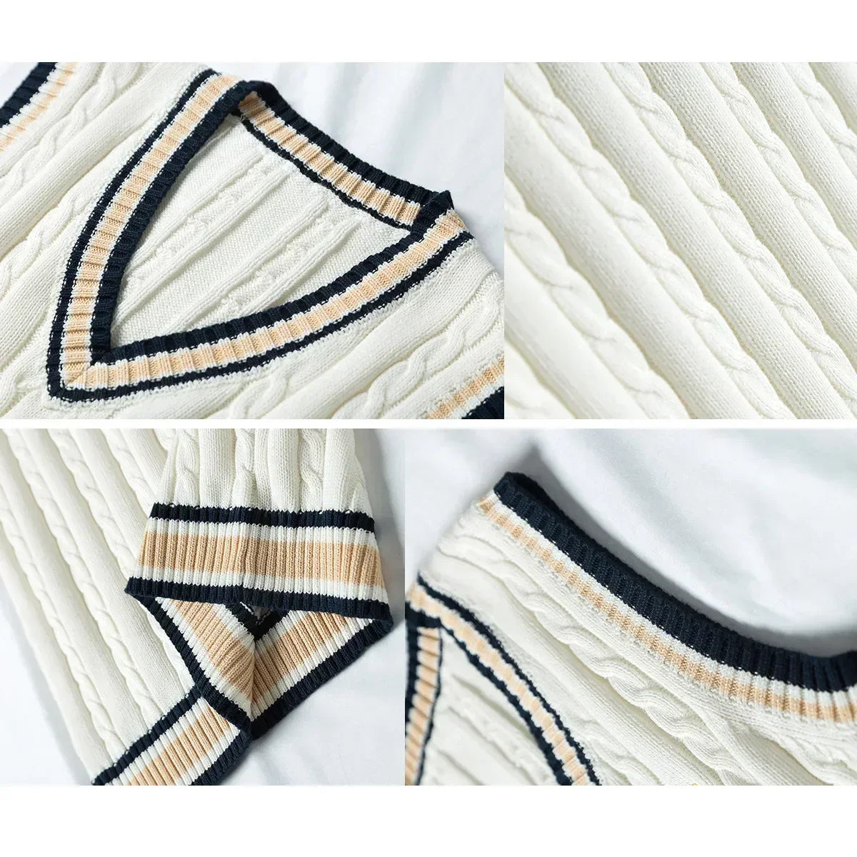Paweł | Męski sweter z dekoltem w serek
