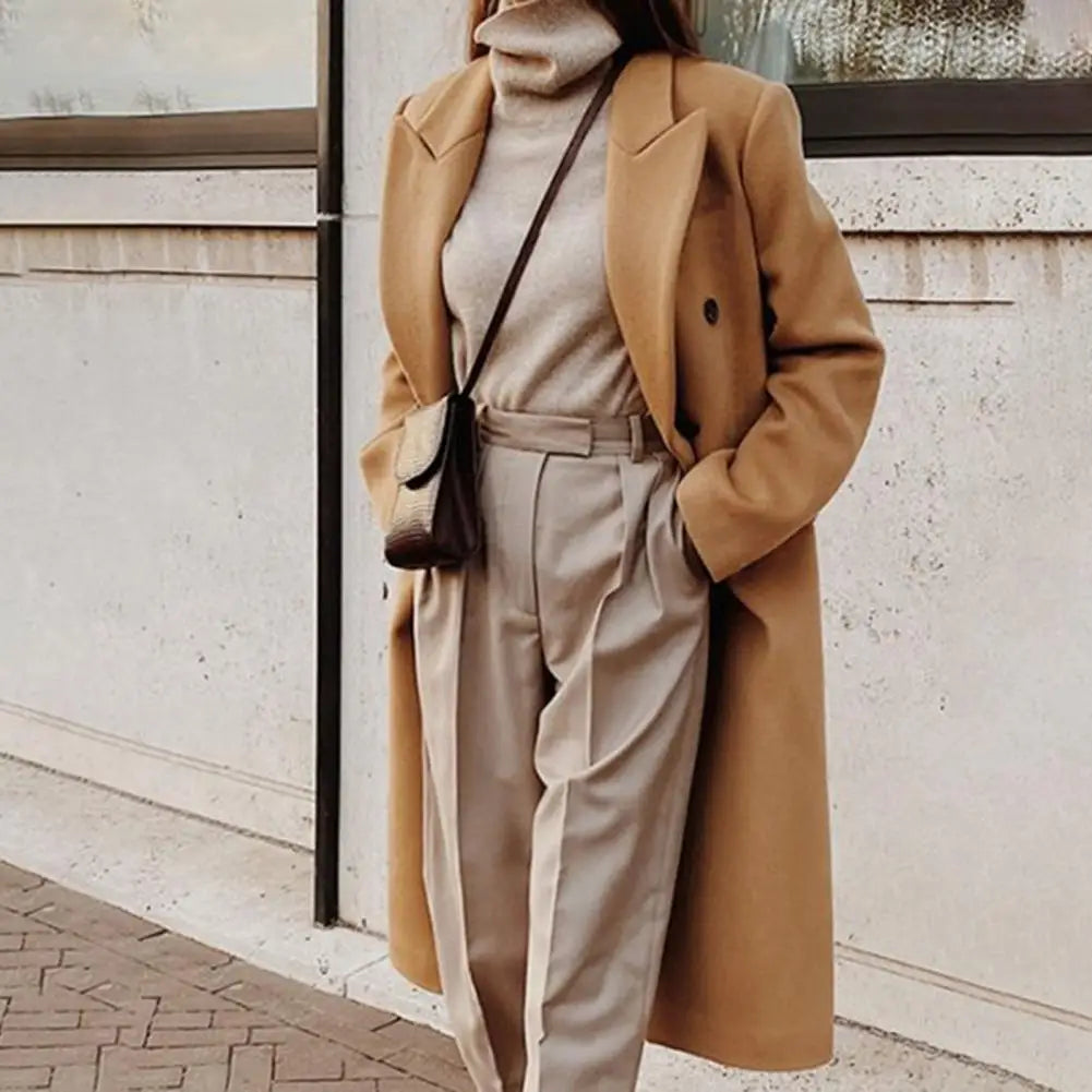 Barbara | Elegancki dwurzędowy trencz dla kobiet