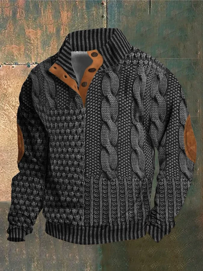 Artur | Sweter męski z kaszmiru z golfem retro