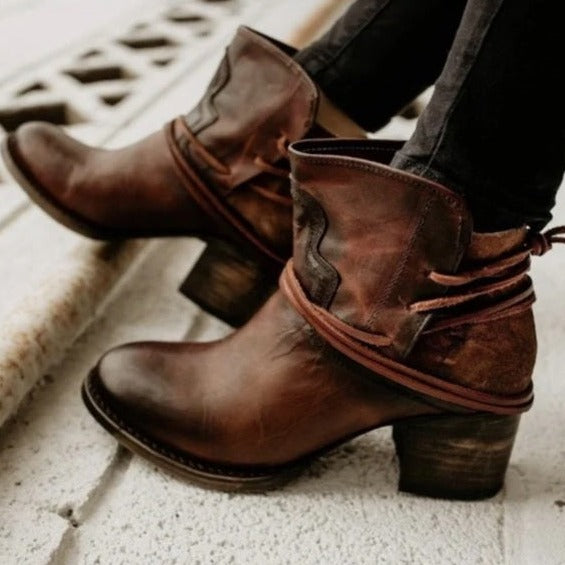 Justyna | Damskie buty vintage – eleganckie botki