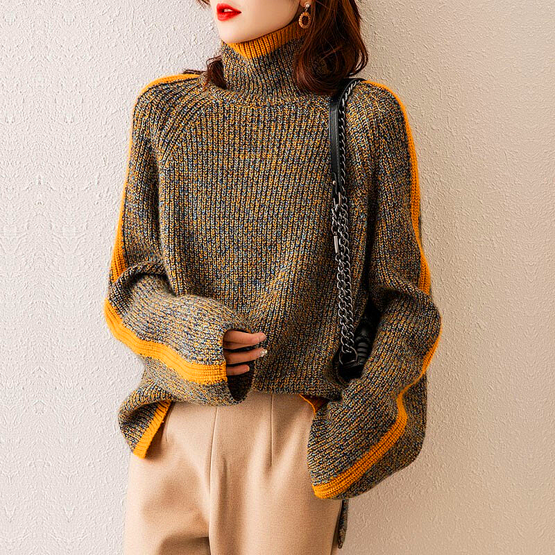 Lucyna | Sweter z golfem dla kobiet elegancki
