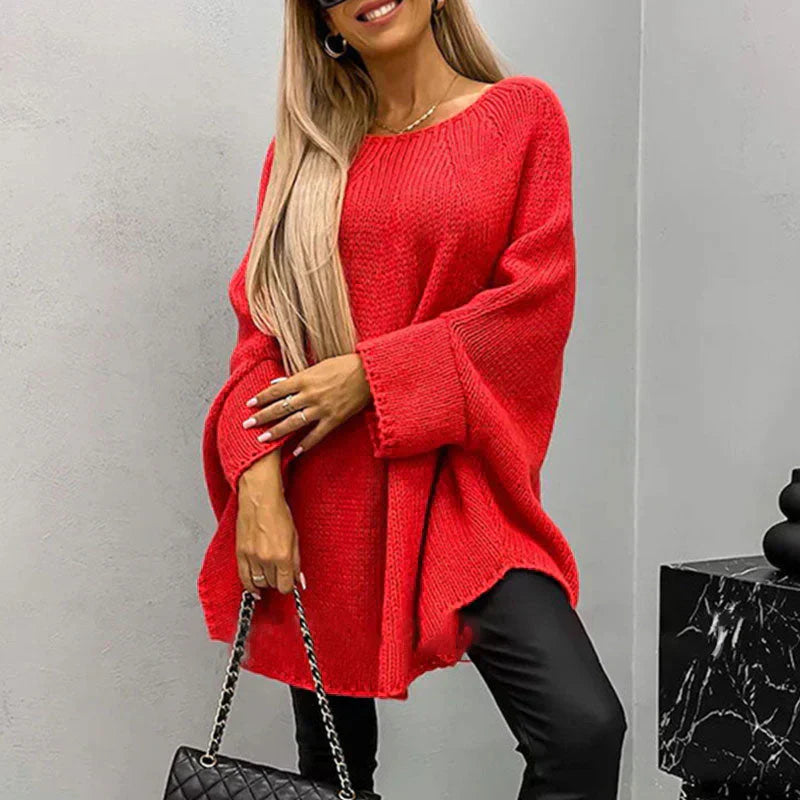 Iwona | Stylowy sweter damski z grubym splotem